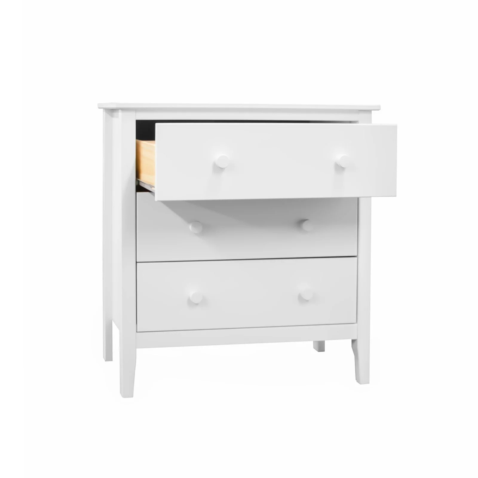 Adeptus Solid Wood Easy Pieces 4 Drawer Chest of Drawers - White - Image 34