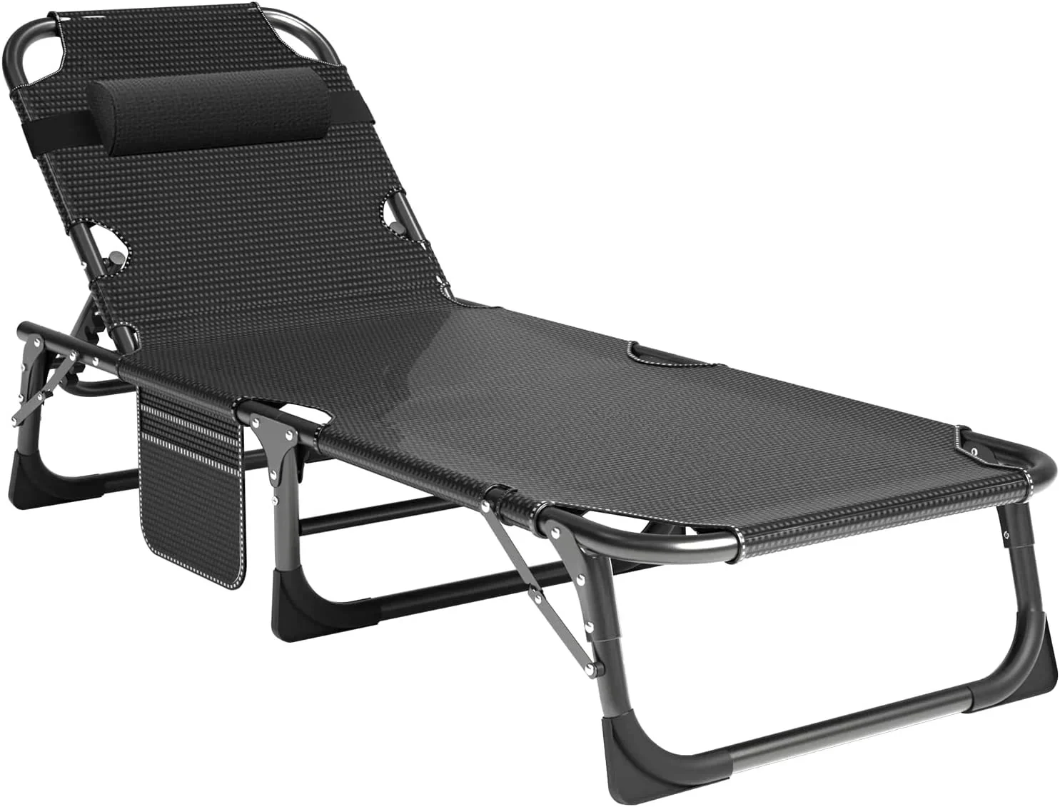 Slsy 5-Position Adjustable Folding Lounge Chair And Cot - 75.2" x 25.6" x 11.8" - Image 133 Slsy 5-Position Adjustable Folding Lounge Chair And Cot - 75.2" x 25.6" x 11.8" - Image 133
