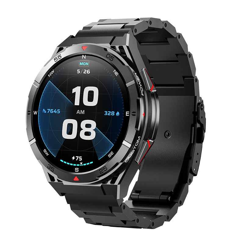 New X2B Sports Smartwatch with GPS Positioning, Bluetooth Calling, Waterproof, Altitude and Barometric Pressure Monitoring, Health Monitoring