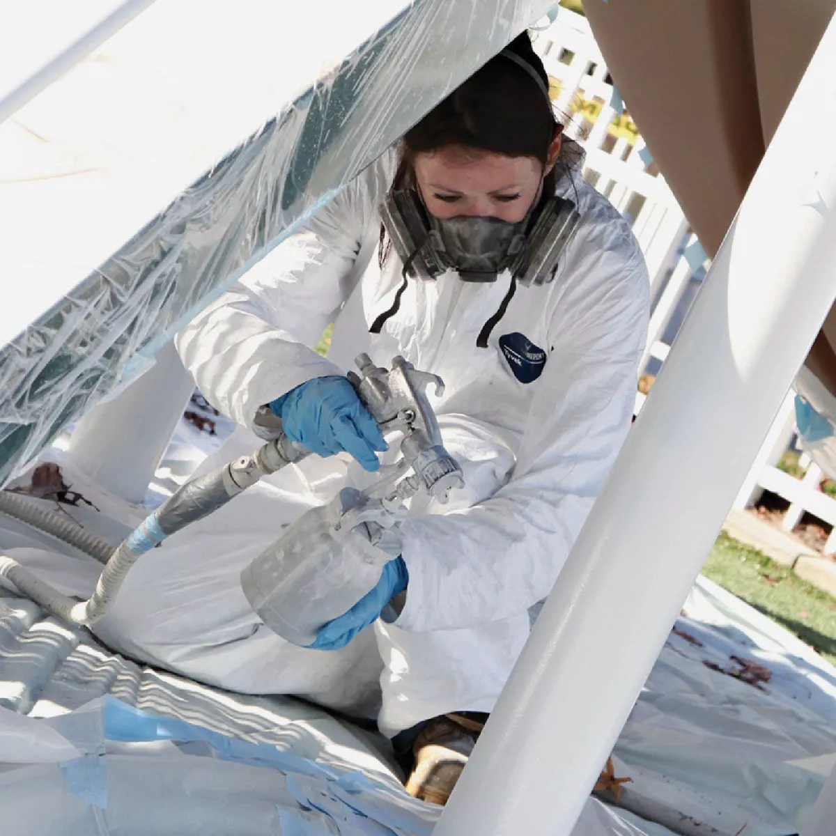 Trimaco DuPont Tyvek Medium No Elastic Disposable Coverall