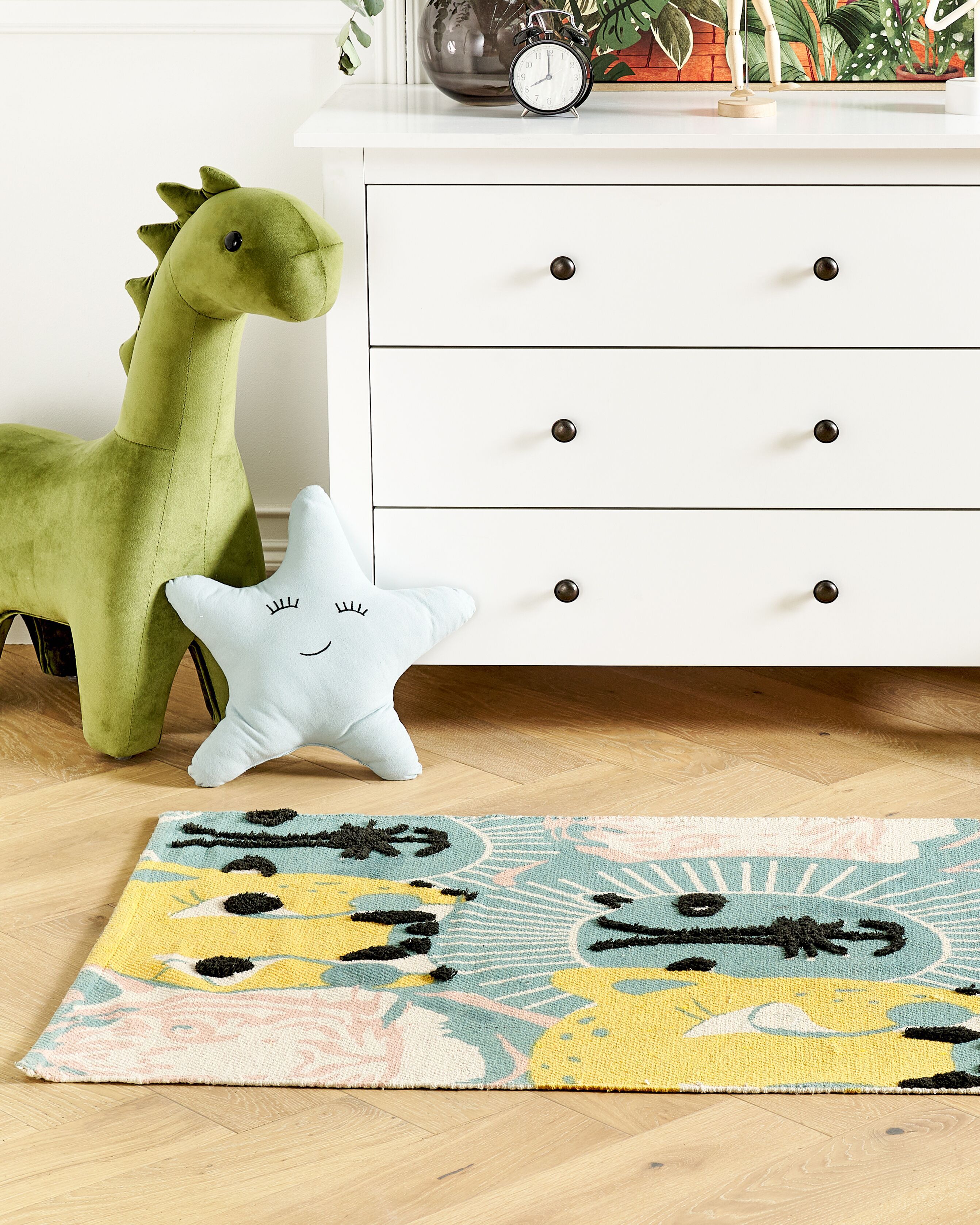 Kids Rug TUTUT Multicolour 80 x 150 cm Cotton