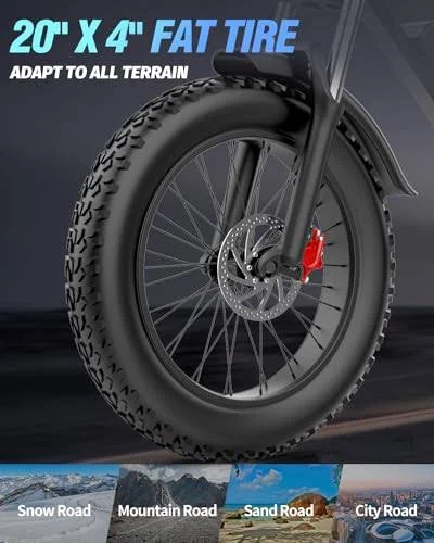 Bopzin Dual Motor Electric Bike Q20PRO-2000W 52V 40Ah - Image 3