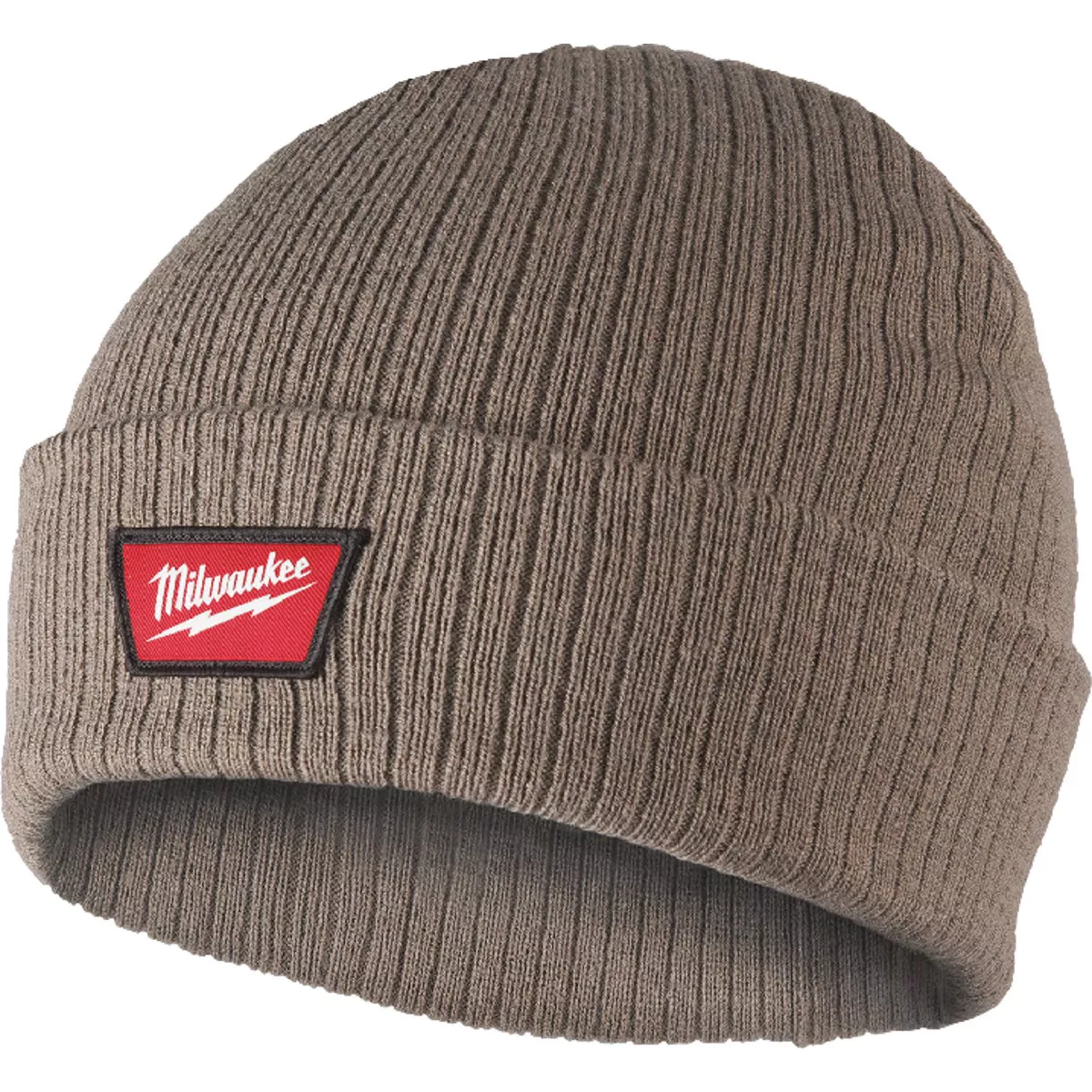 Milwaukee Brown Cuffed Beanie Rib-Knit Acrylic Sock Cap