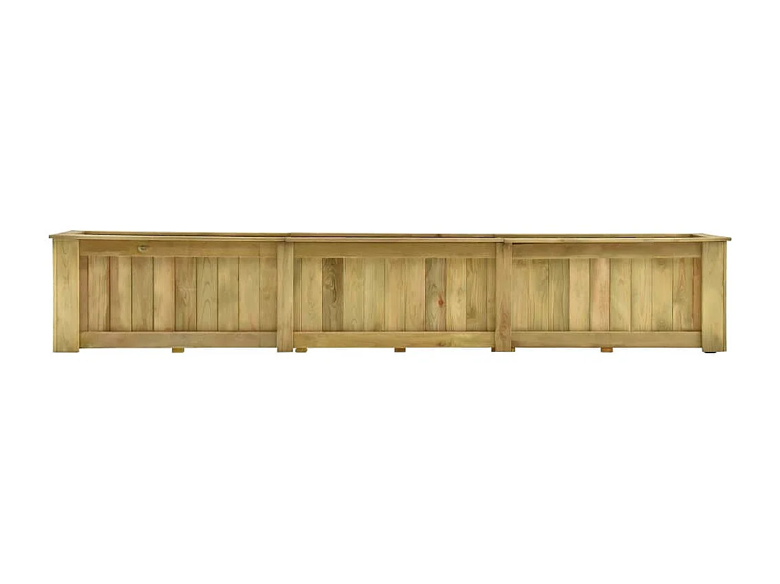 Jardinière surélevée 291x50x50 cm Bois de pin imprégné