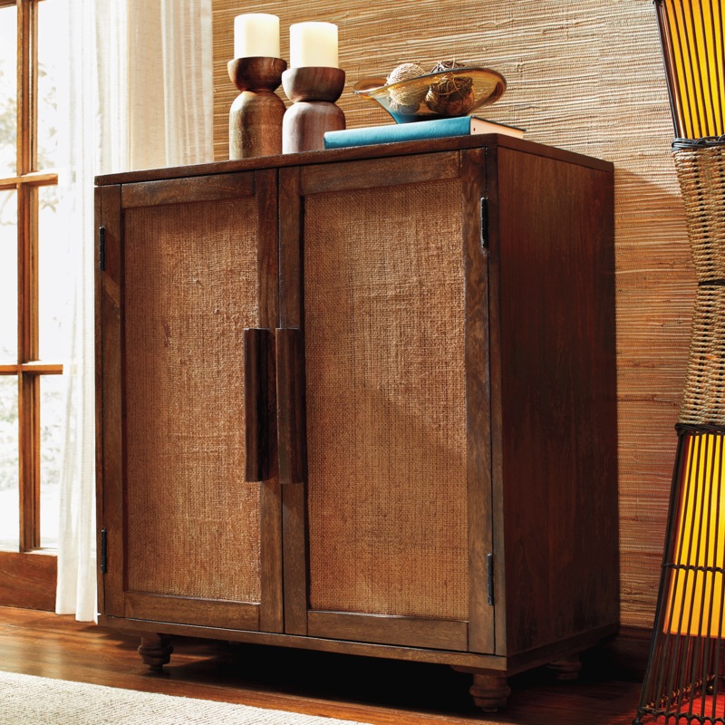 2-Door Jute Cabinet - MIDNIGHT VELVET CATALOG