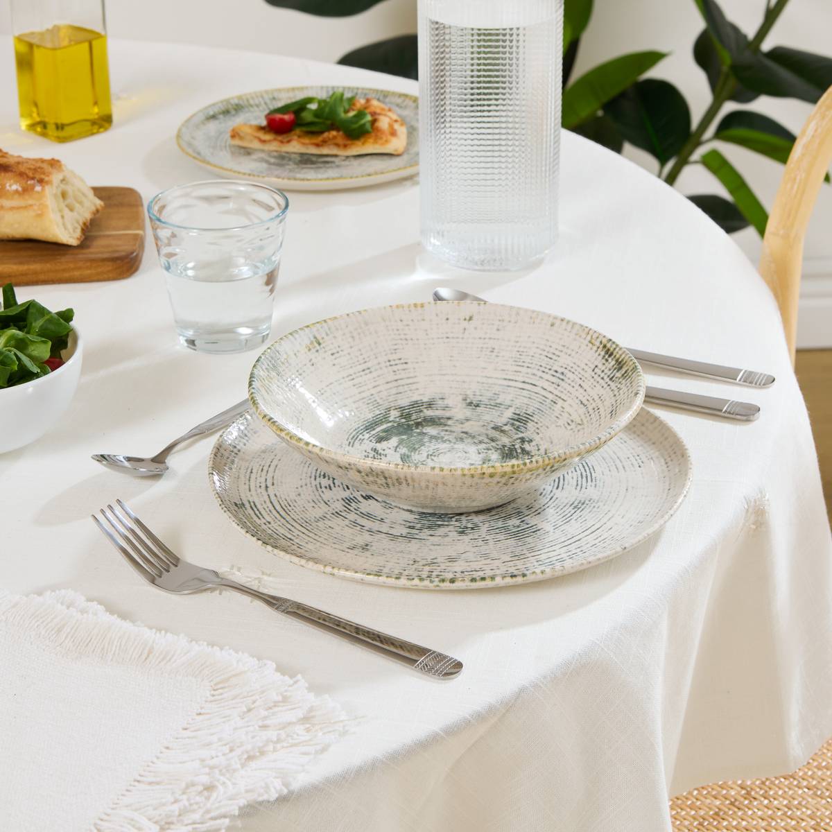 Soup plate "Ariane" Stoneware (ceramic), D.21 cm