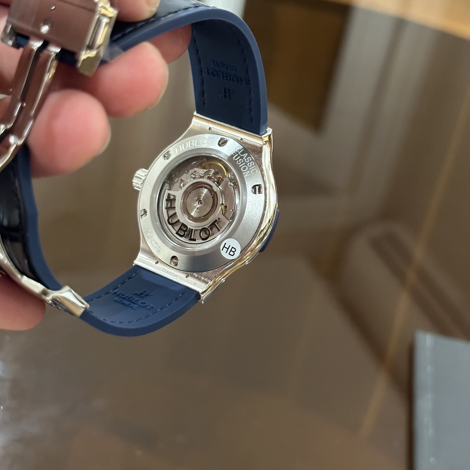 Hublot Classic Fusion Blue Diamond Replica Watch HB Factory 38mm - Top club
