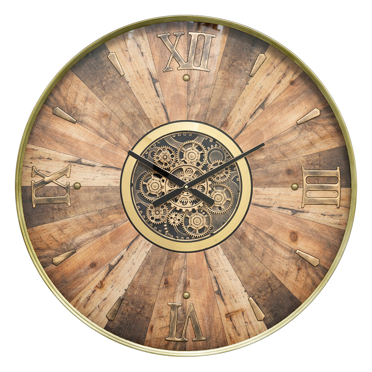 Clock "Keane" Brown, D. 80 cm