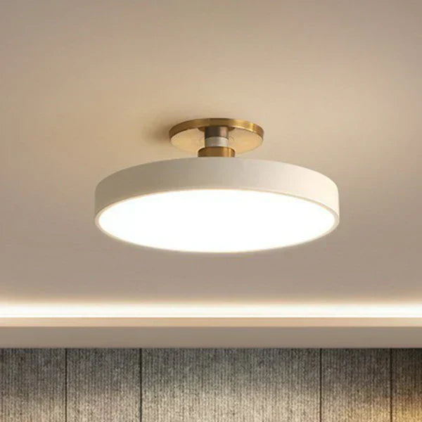 RoundGlow Scandinavische Plafondlamp - Elegant Minimalistisch Ontwerp voor Elke Kamer