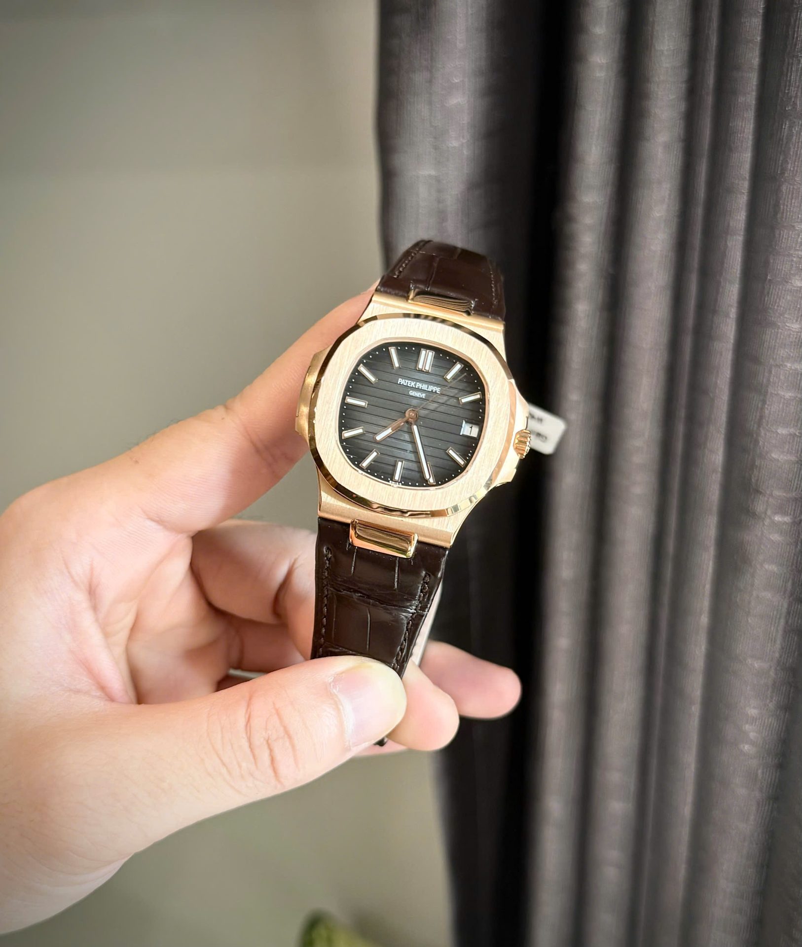 Patek Philippe Nautilus 5711 Dial Gray Copies Watch Gold Wrapped 3K Factory 40mm - Top club