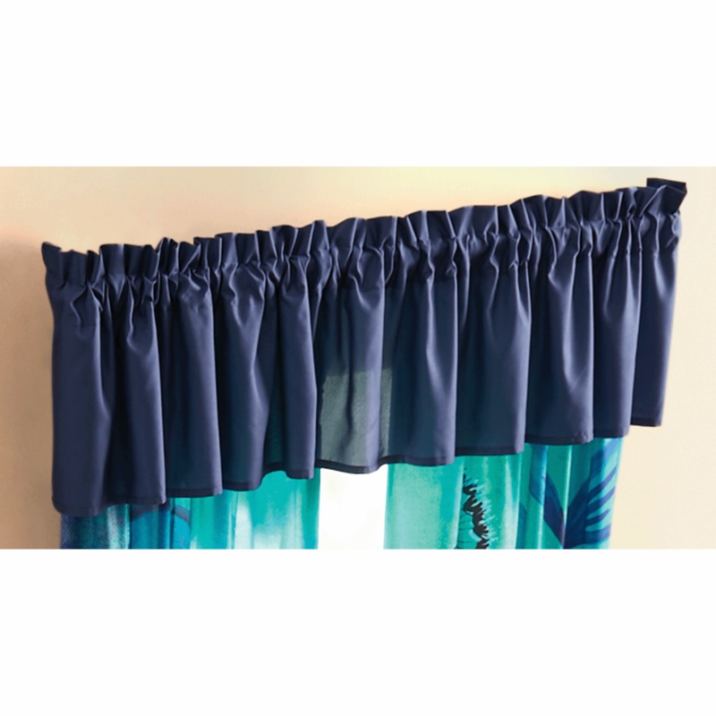 Serenity Peacock Valance - MIDNIGHT VELVET CATALOG