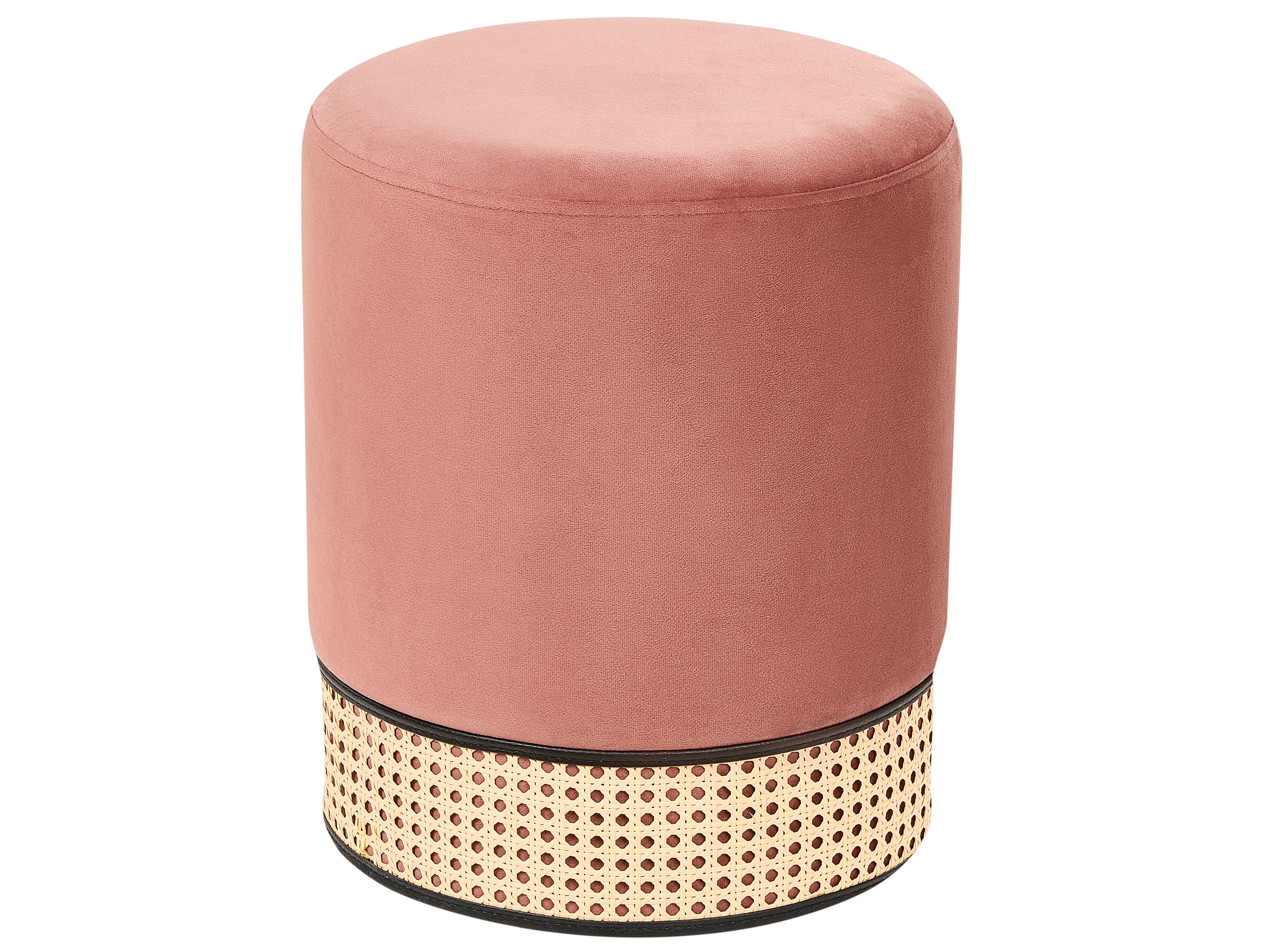 Pouffe YANKTON Velvet Pink