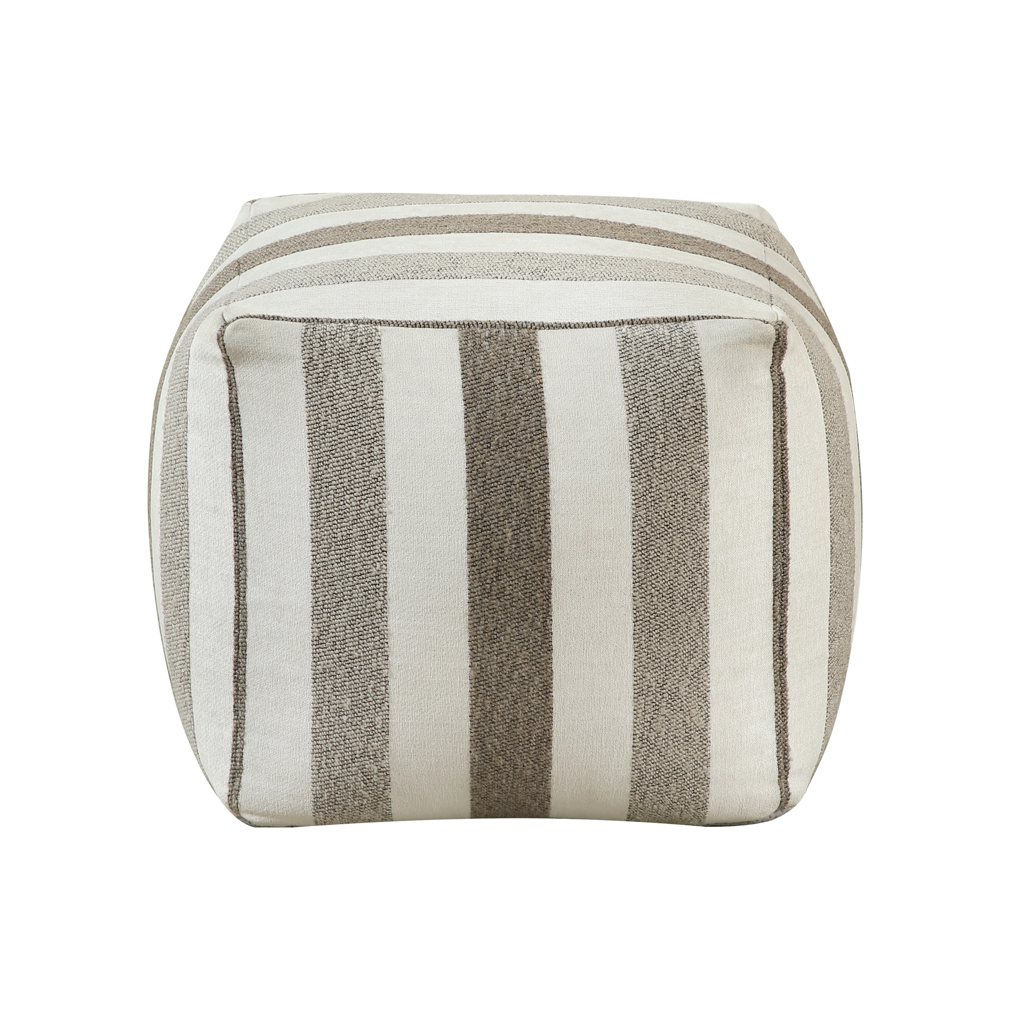 Footrest Ottomans Modern Square Pouf Multi-Color Jacquard Fabric Upholstered Ottoman, Non-Slip Floor Pouf, Bean Bag Chair, 1pc Sitting Pouf,Storage Ottomans