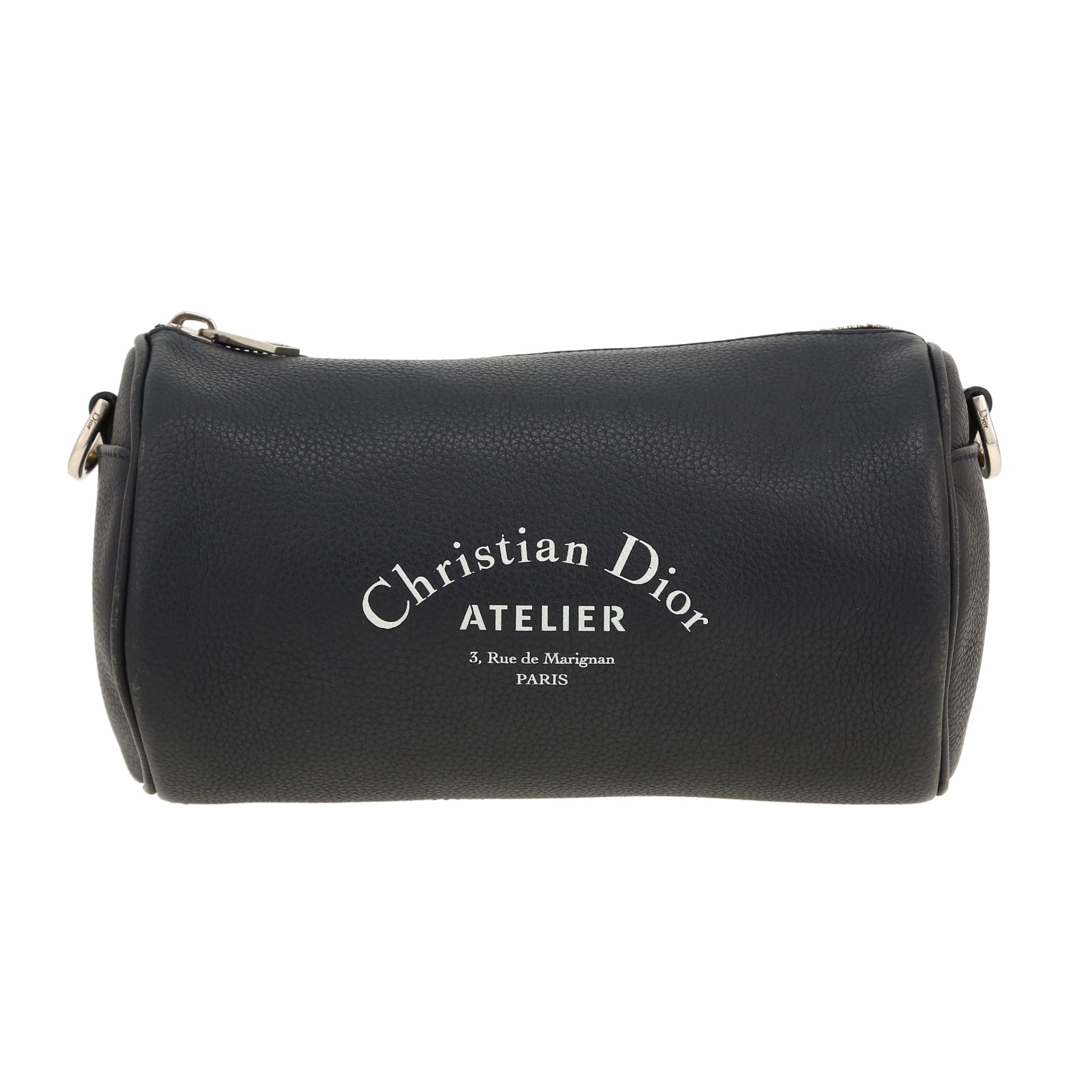 Dior Roller shoulder bag in blue grained leather1:1High-quality replica