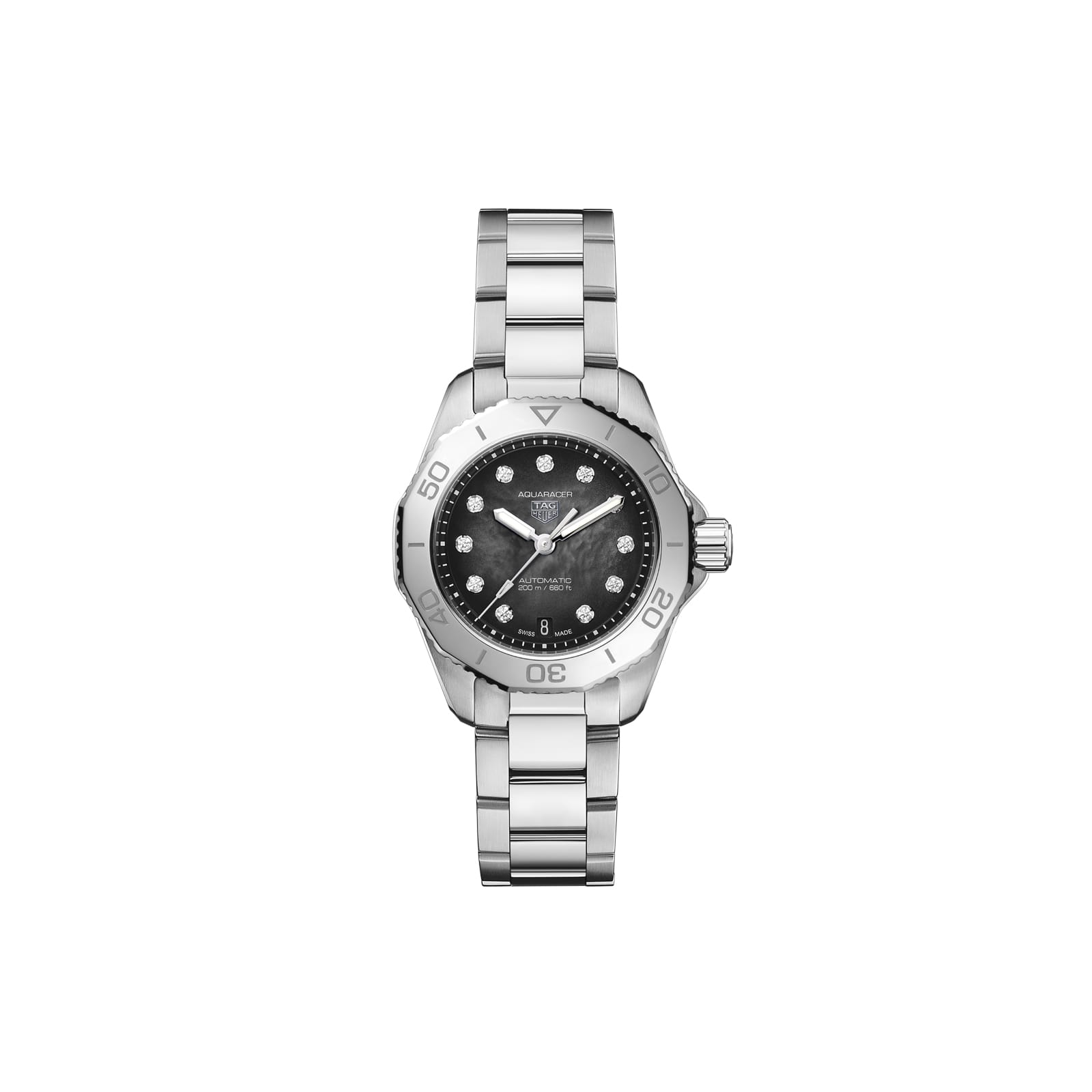 TAG Heuer Replica Watch Aquaracer Professional 200 Date Automatic 30 mm Steel(1:1 replica) - Top club