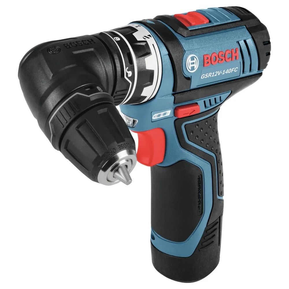 Restored Bosch GSR12V-140FCB22 12V Cordless Drill Driver, 2Ah, 265In-Lbs, 1300RPM, 5 Piece (Refurbished) - Image 3