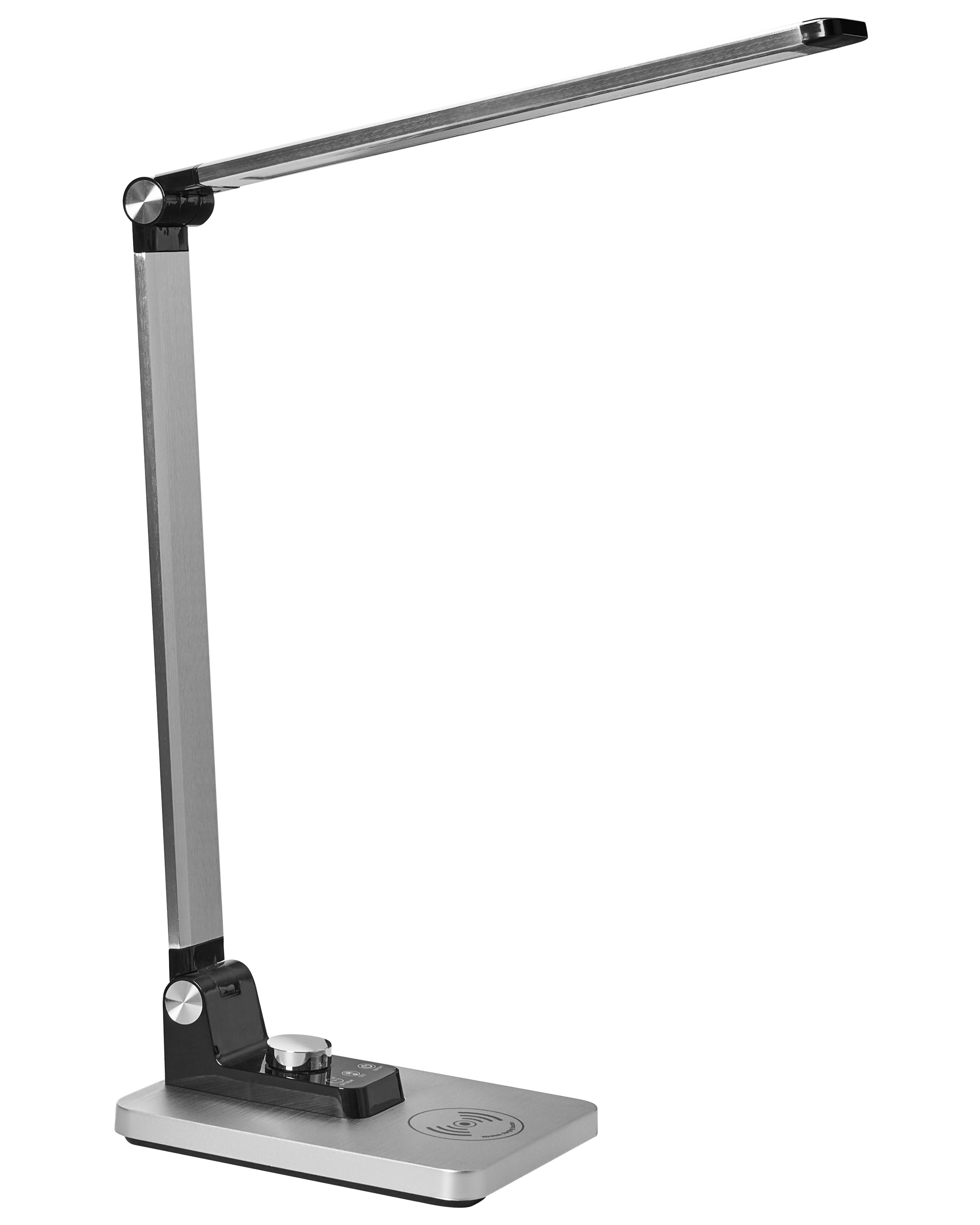 LED Desk Lamp ENIF with Wireless Charger Silver