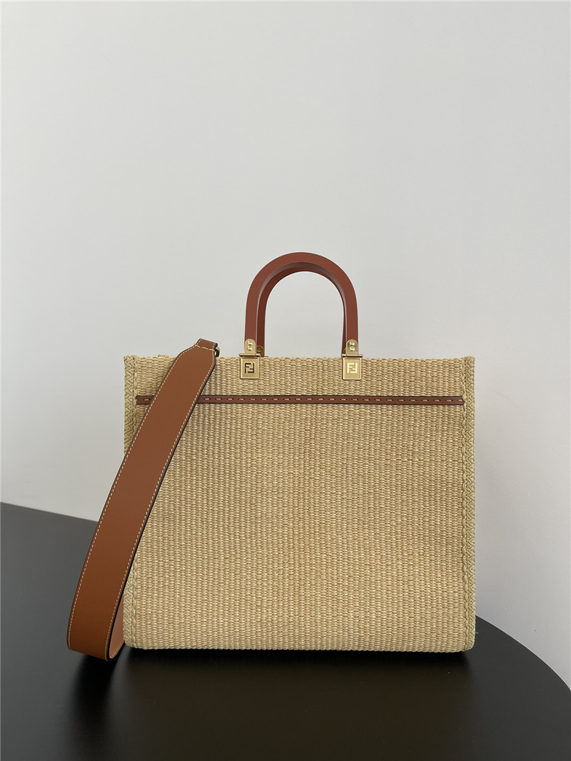 fendi sunshine straw shopping bag - Replicaclubs