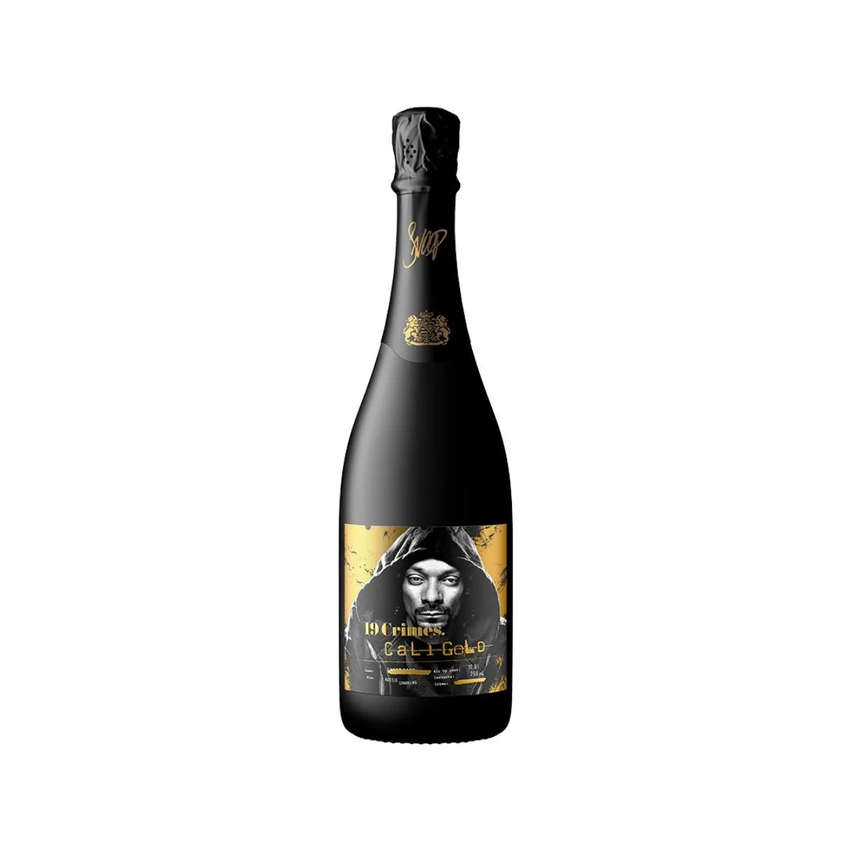 19 Crimes Snoop Dogg Cali Gold Sparkling (750mL) Case of 6