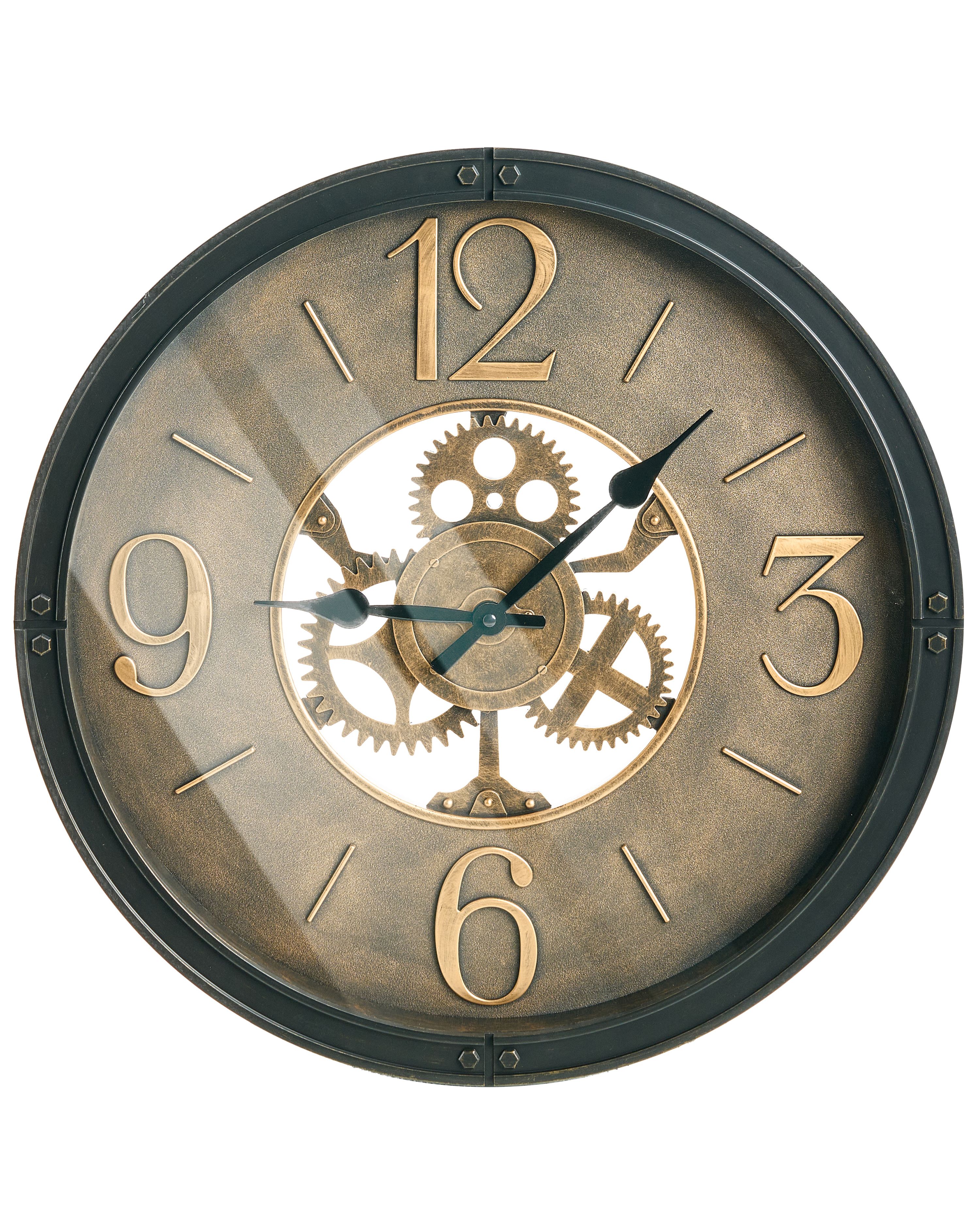 Wall Clock ALBACETE 50 cm Black