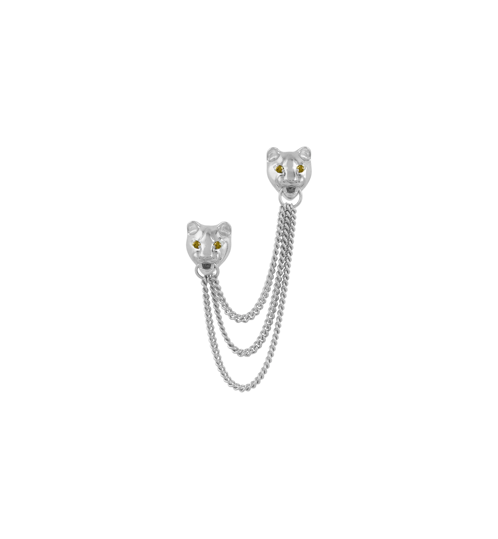 Single Show Cat Chain Stud