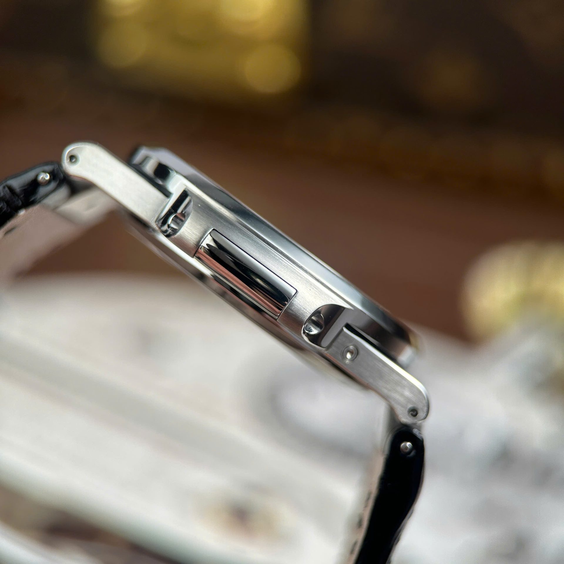 Patek Philippe Nautilus 5712 Copies Watches Blue Dial Leather Strap PPF Factory Version 3 40mm - Top club