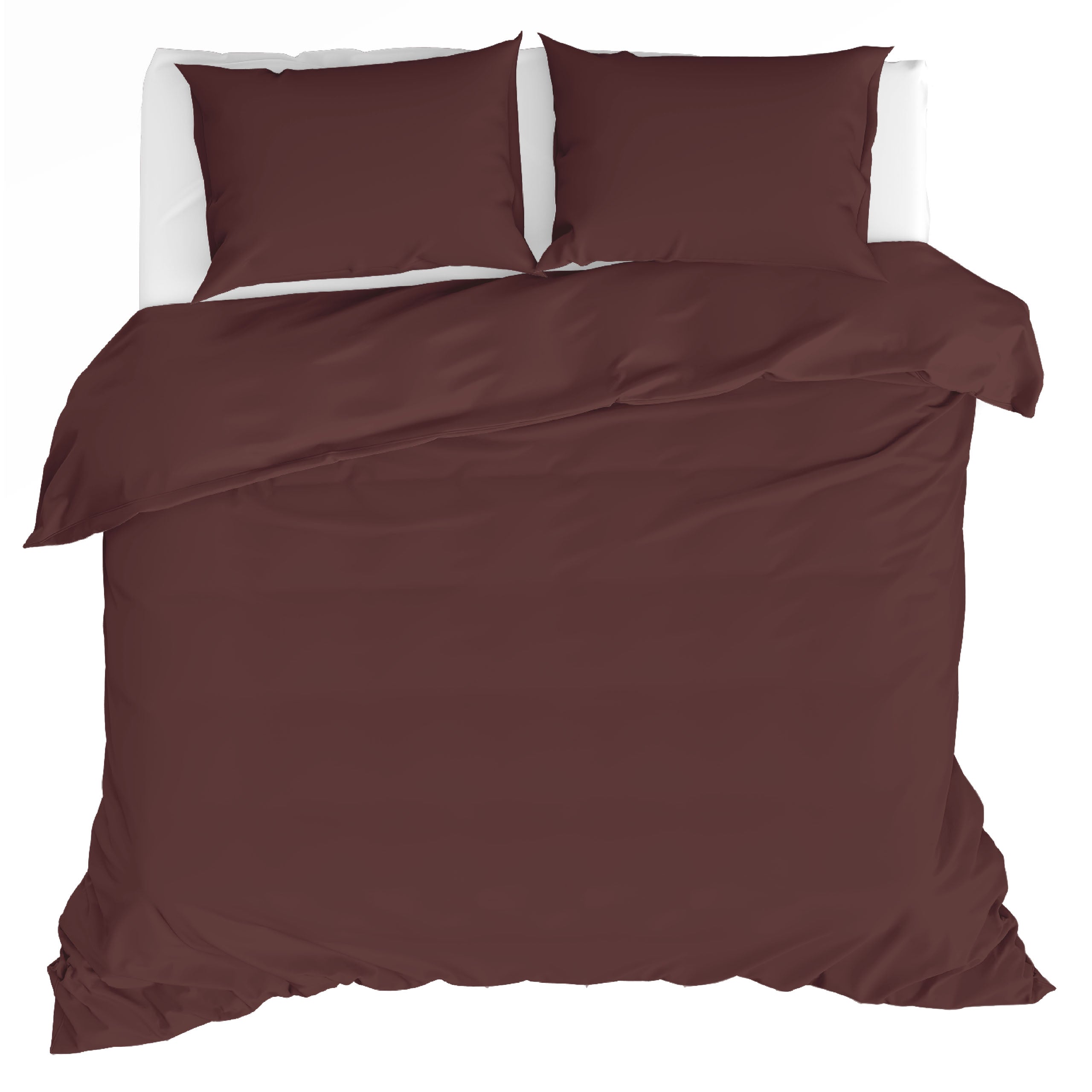 Blokker Fresh Dekbedovertrek 200 x 200/220 cm - Aubergine