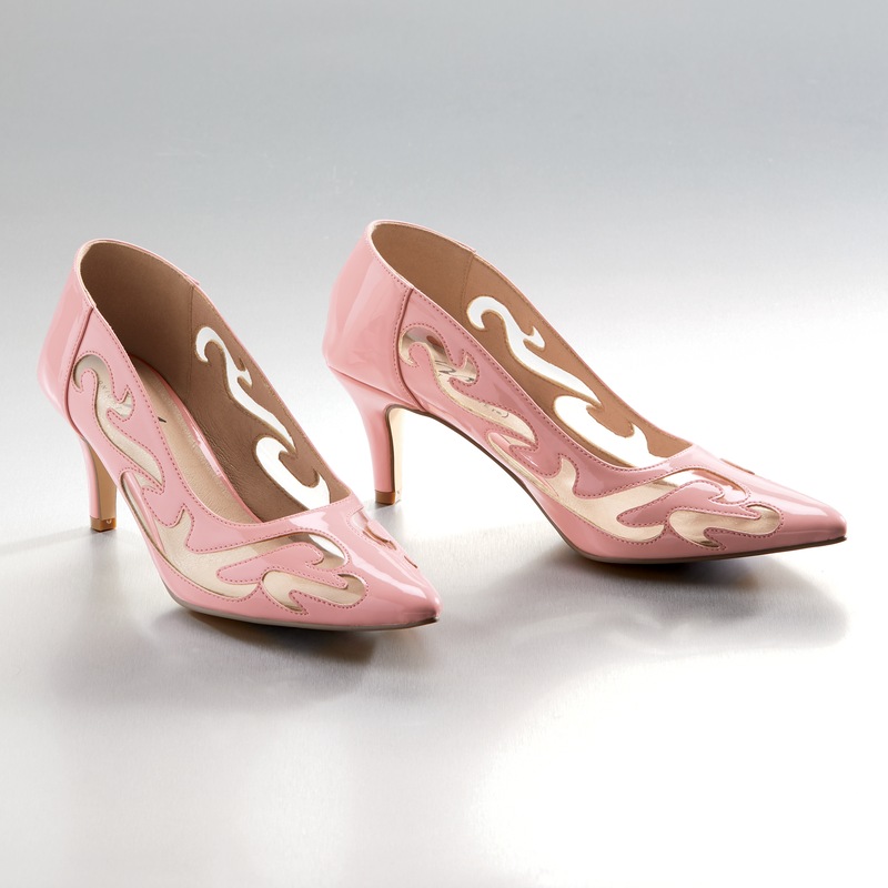 Midnight Velvet Swirl Cutout Pump - MIDNIGHT VELVET CATALOG