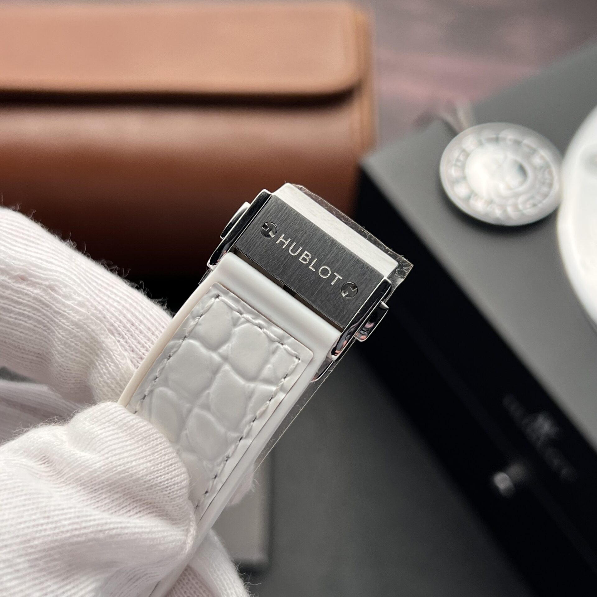 Hublot Rep 11 Watch Classic Fusion White Moissanite Diamond Case 38mm - Top club