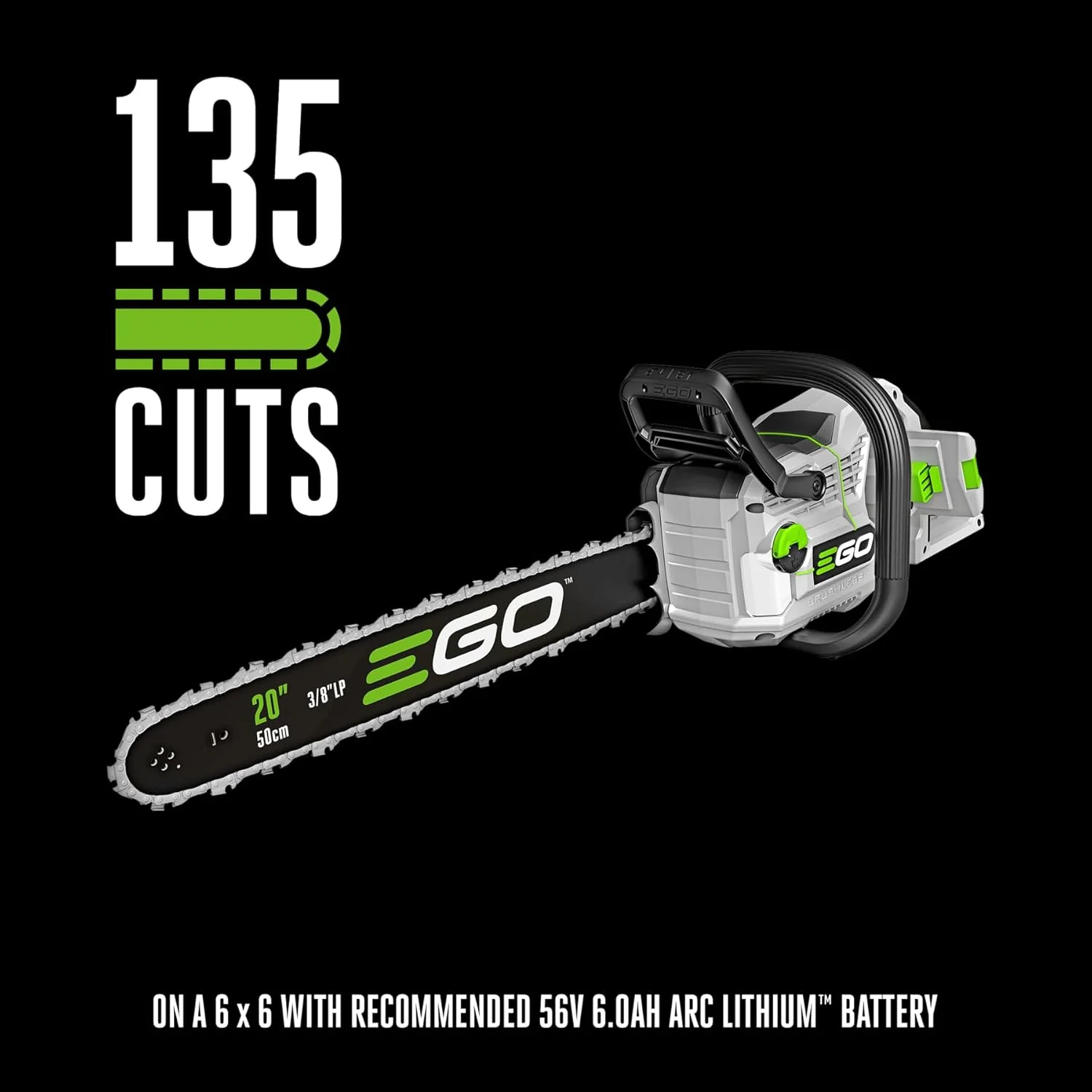 EGO POWER+ 20in Cordless Chainsaw, Battery And Charger Not Included - CS2000 - Image 4 EGO POWER+ 20in Cordless Chainsaw, Battery And Charger Not Included - CS2000 - Image 4