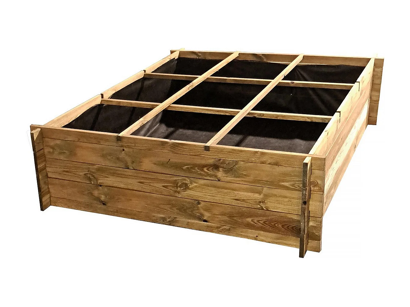 Carré potager en bois 
