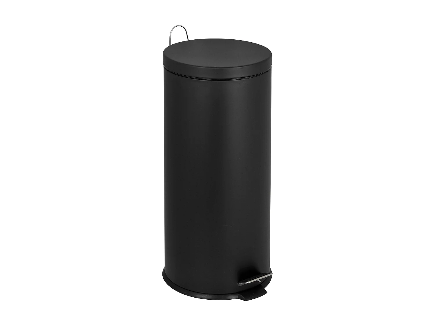 Poubelle à pédale inox URBAN noir 30L