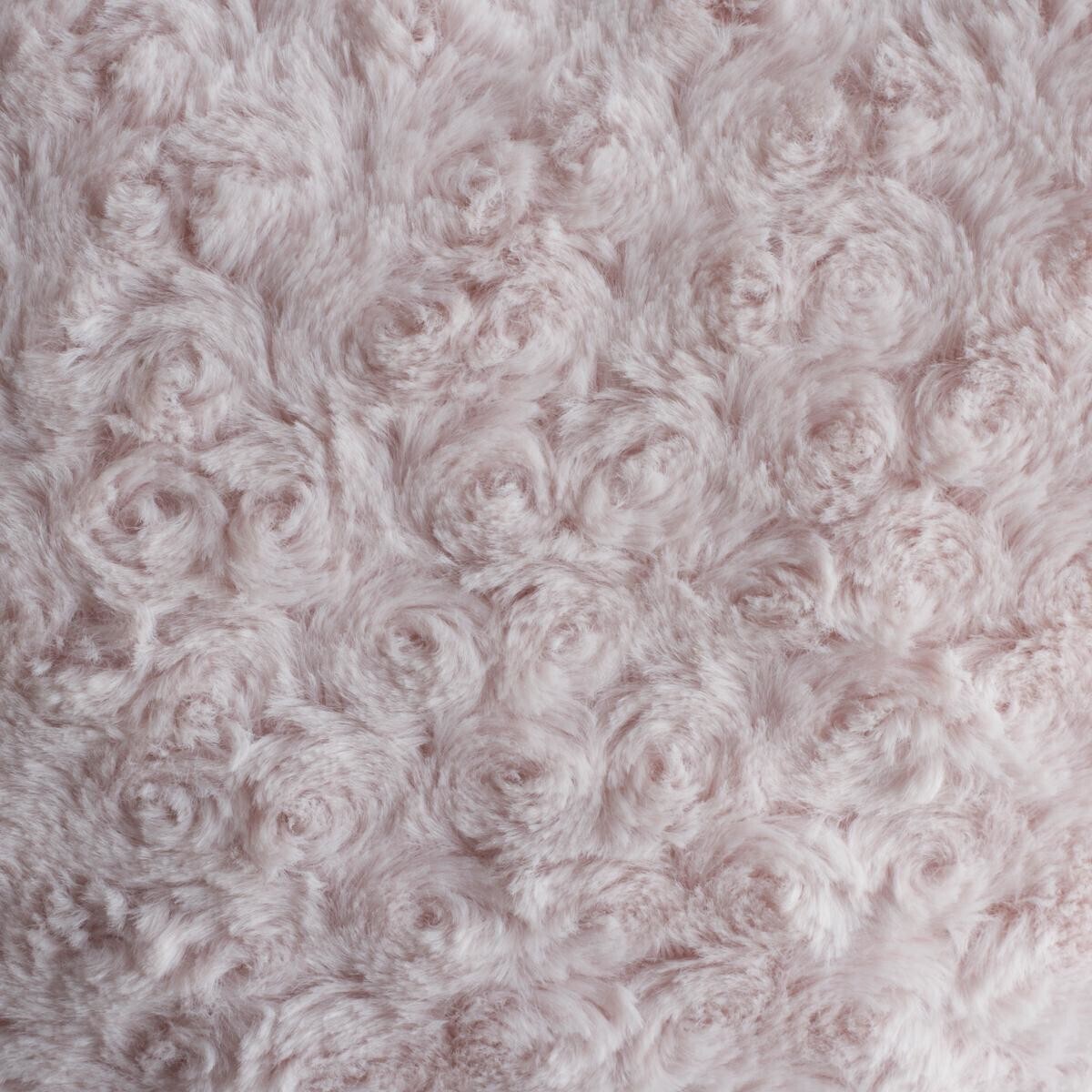 Cushion "Heart", bouclette Pink, 28x36 cm