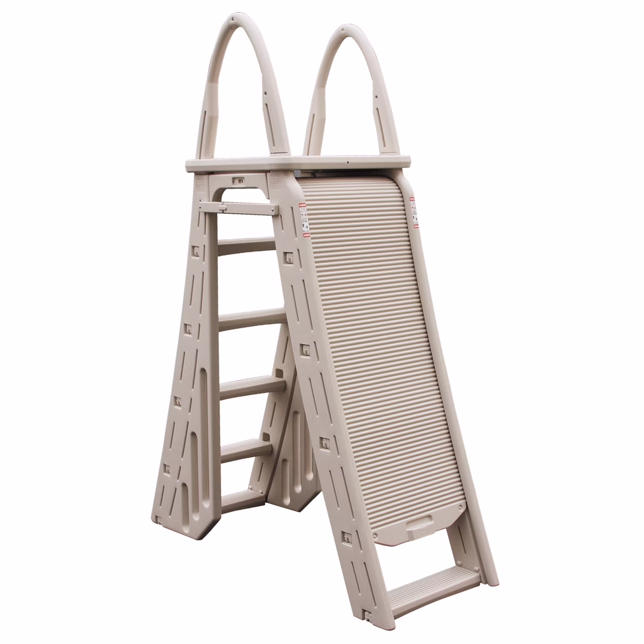Confer Plastics Above Ground Pool Roll-Guard Safety Ladder, Adjustable - 7200