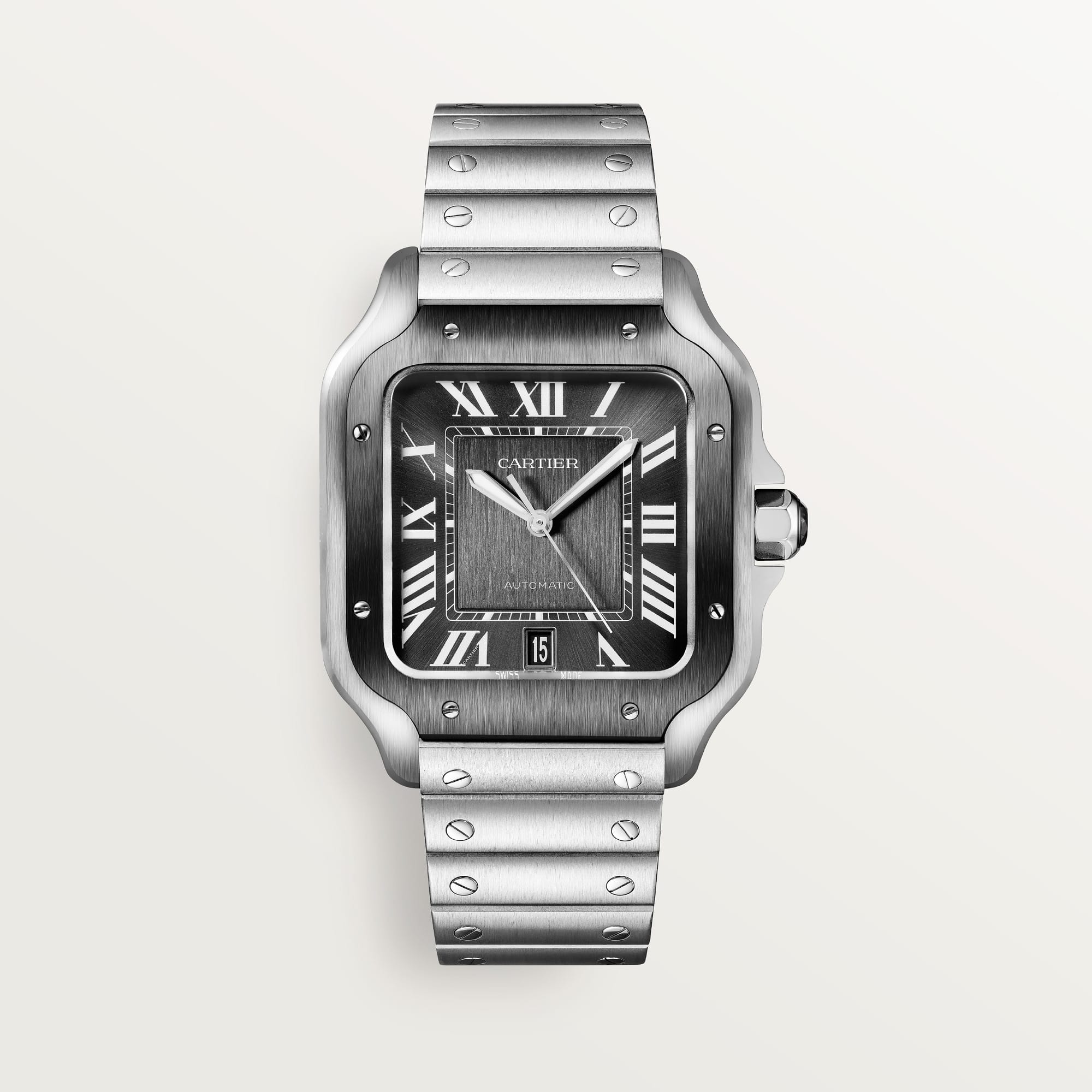 Santos de fake cartier watch large model Manufacture mechanical movement with automatic winding(1:1 replica) - Elite Watch Atelier