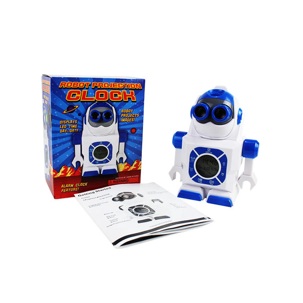 Robot Snooze Alarm Clock