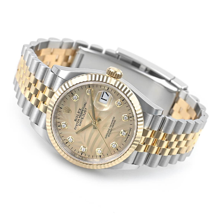 Rolex Datejust 36 Gold 126233 Jubilee Replica - Elite Watch Atelier