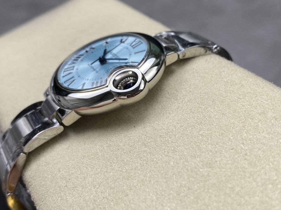 Ballon Bleu de fake cartier watch 33 mm mechanical movement with automatic winding-3KF(1:1 replica) - Top club