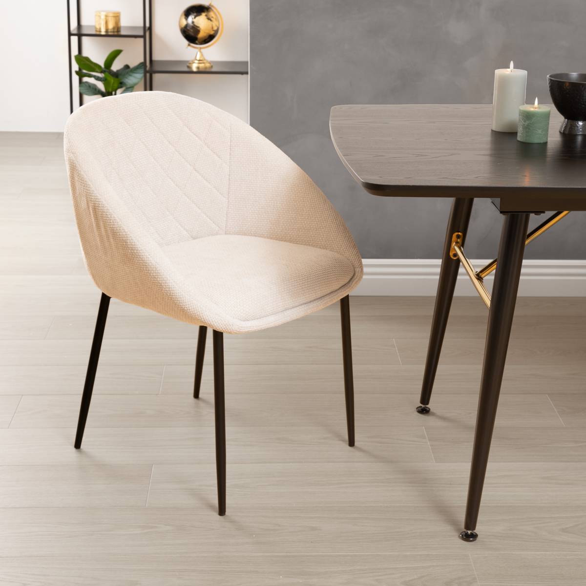 Chair "Seliso" Beige, 1 seat