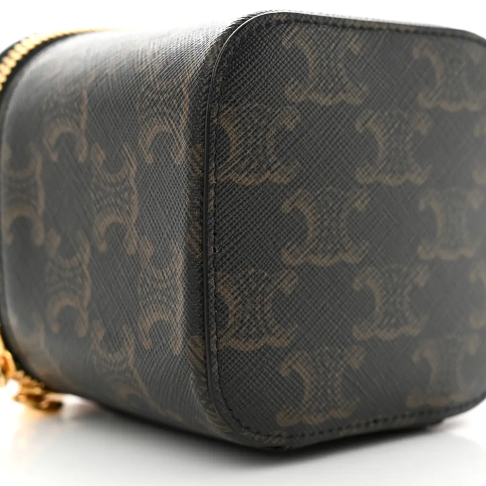 High-Quality Celine Triomphe Replica Handbag with Gold Hardware1:1High-quality replica