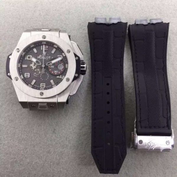 Replica Hublot Big Bang Ferrari Limited Edition SS Black Dial Black Rubber Strap A7753 - Top club