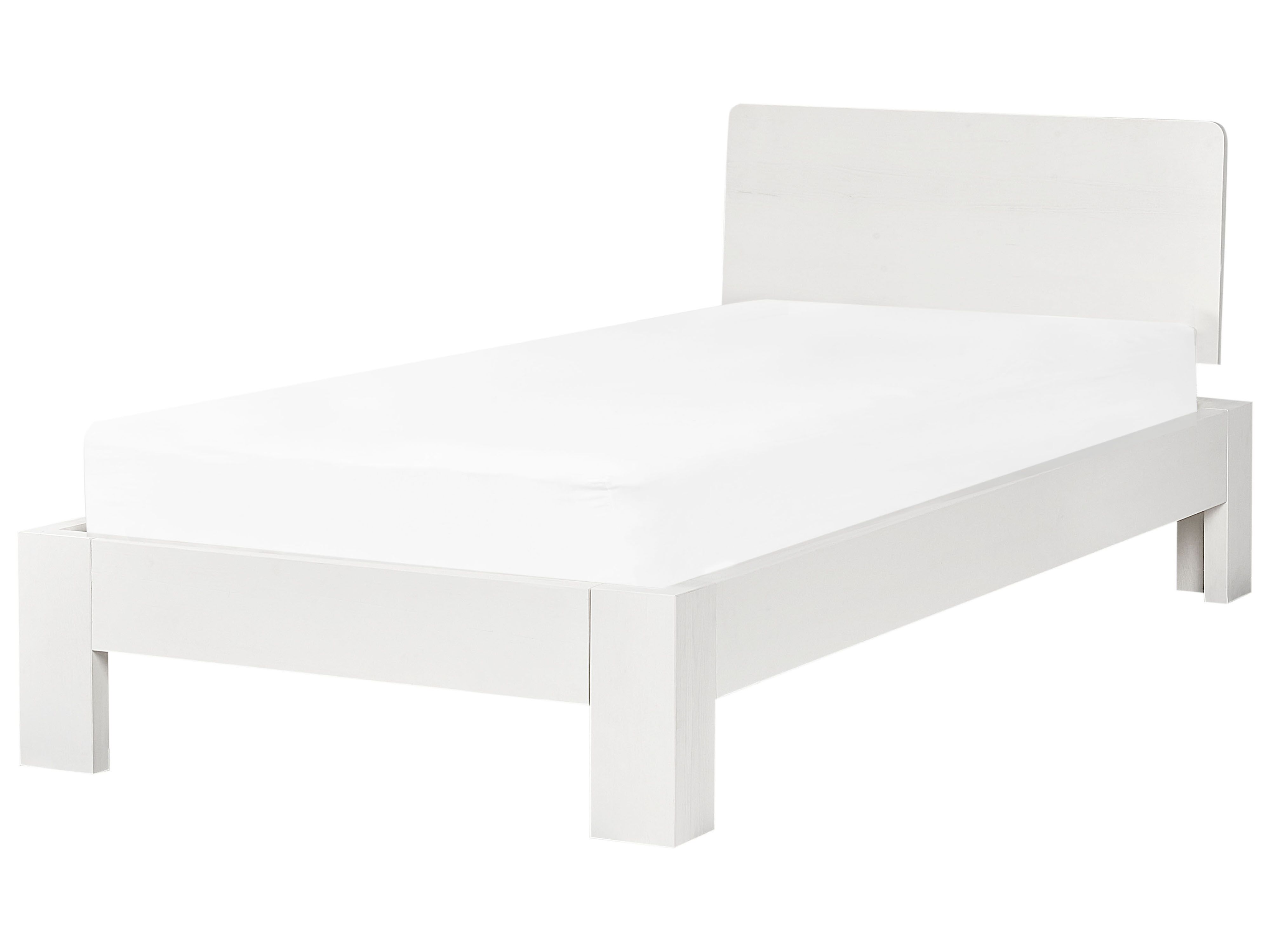 Bed Pine Wood ROYAN 90 x 200 cm (EU Single) White