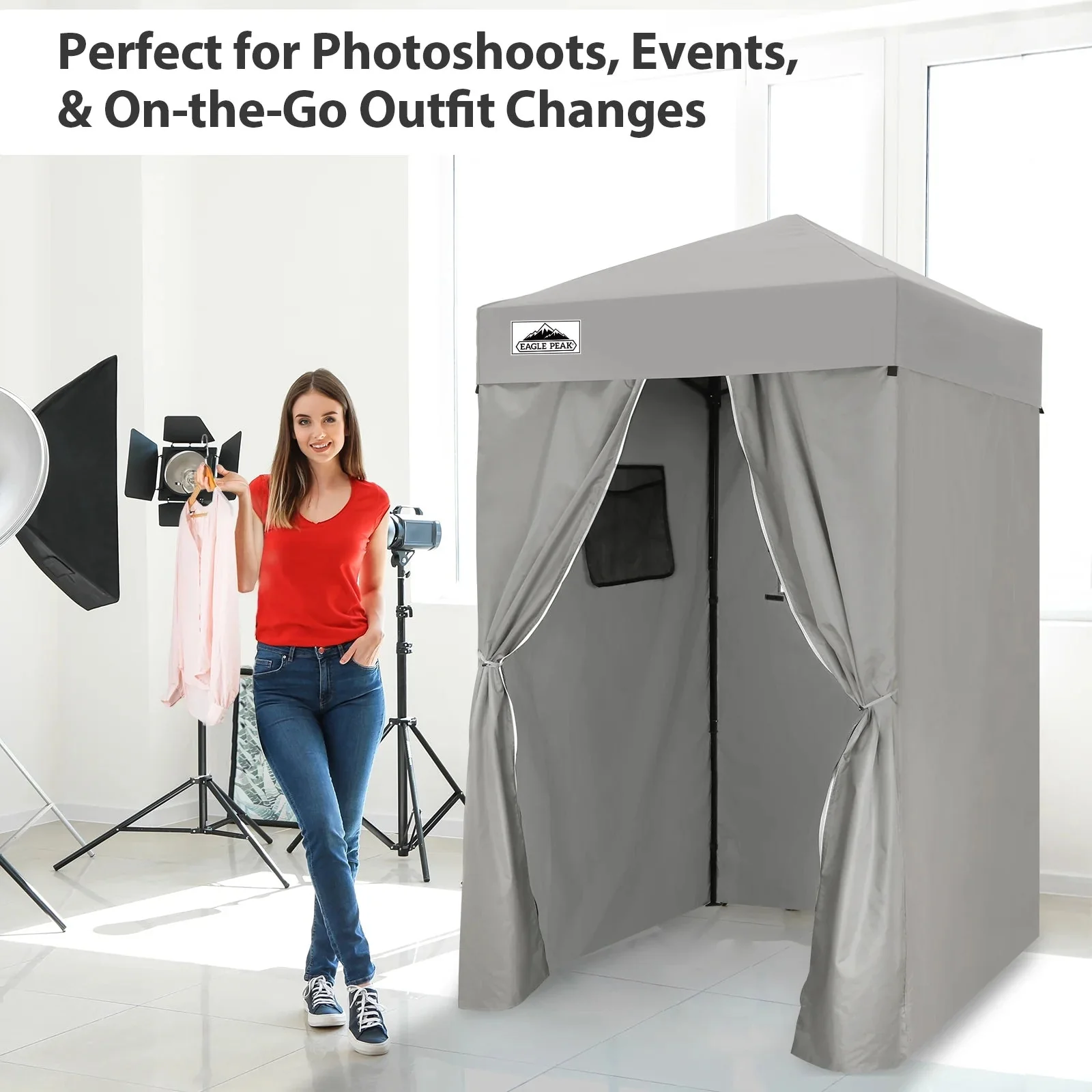EAGLE PEAK Ultra Compact 4 ft x 4 ft Pop-Up Changing Room Canopy - Flex - Image 49 EAGLE PEAK Ultra Compact 4 ft x 4 ft Pop-Up Changing Room Canopy - Flex - Image 49