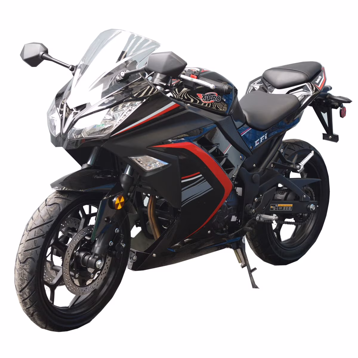 X-Pro Brand New 250cc EFI Fuel Injection Dirt Bike Motorcycle Street Bike, 6 Manual Transmission Electric Start 17" Wheels Assembled in Crate - Image 3