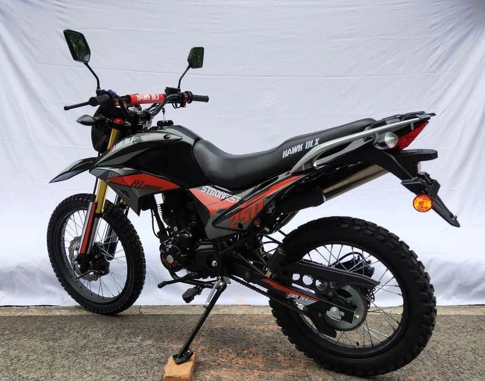 RPS Hawk DLX 250 cc EFI Fuel Injection Enduro Dirtbike gas Bike Hawk EFI Deluxe Gas Motorcycle - Choose your color - Image 18