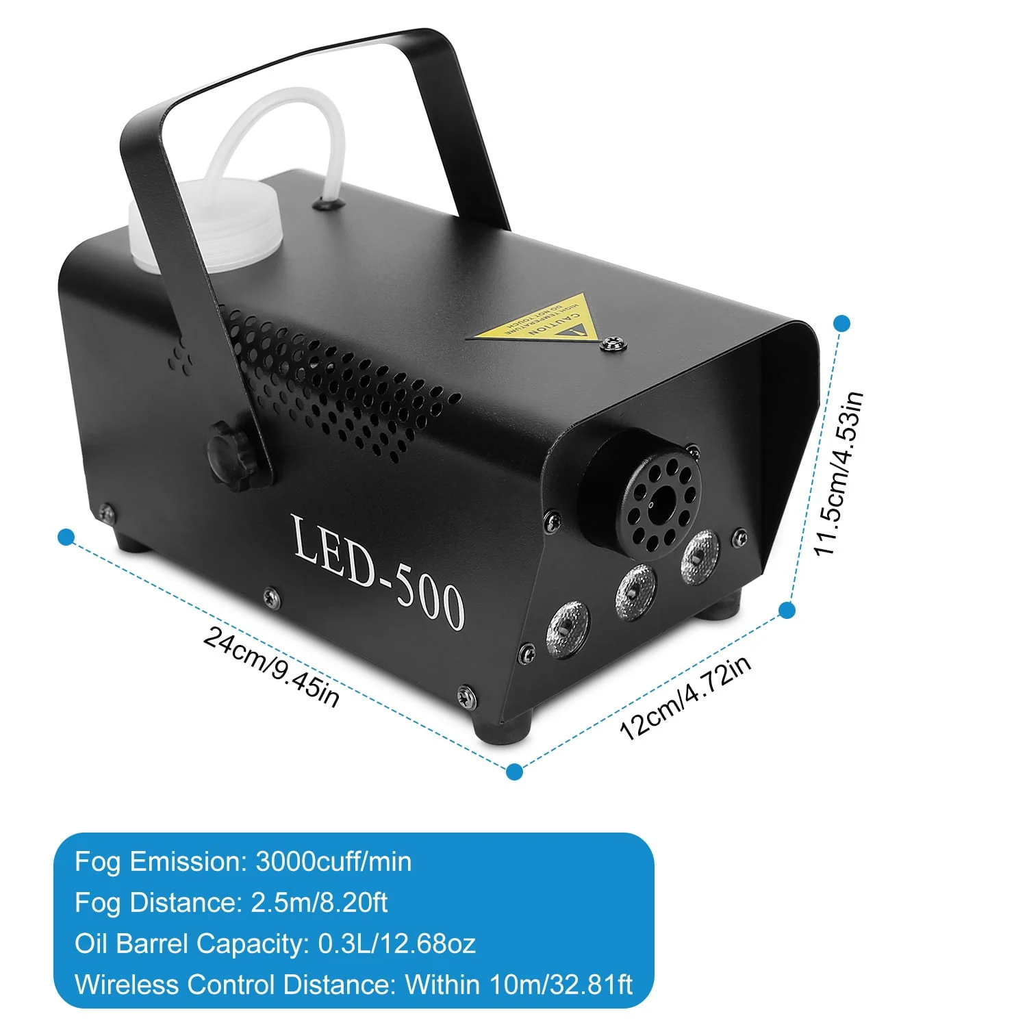 400W Fog Machine RGB LED Party Club DJ Fogger Rapid Heating Remote Control Wedding Stage Smoke Machine - Image 11 400W Fog Machine RGB LED Party Club DJ Fogger Rapid Heating Remote Control Wedding Stage Smoke Machine - Image 11