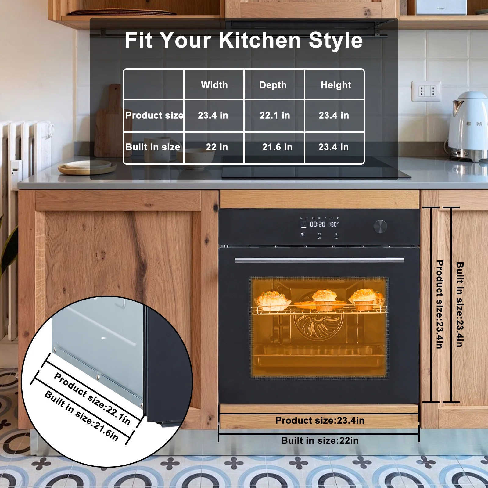 Single Wall Oven 24