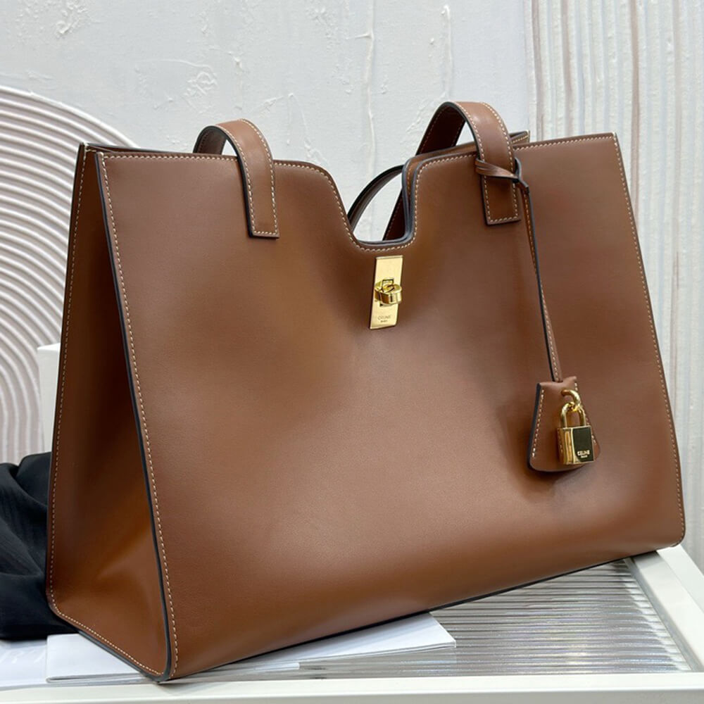 Celine Cabas 16 In Supple Smooth Calfskin Bag1:1High-quality replica