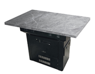 High Quality Commercial Smokeless Korean Metal Round BBQ Grill Table