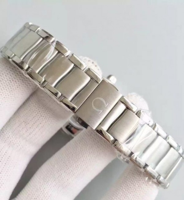 Replica Omega De Ville Lady SS White Dial SS Bracelet A8520 - Top club